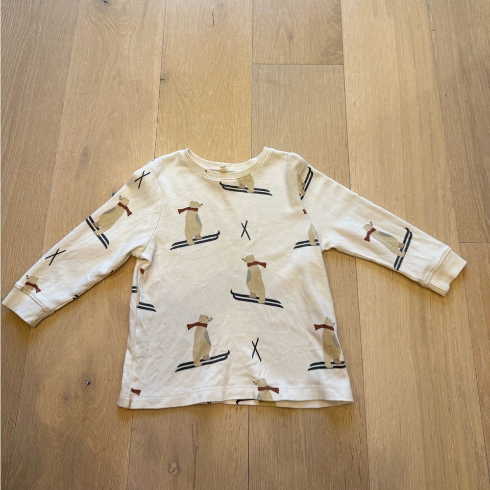 Organic Zoo bear ski top 4-5Y
